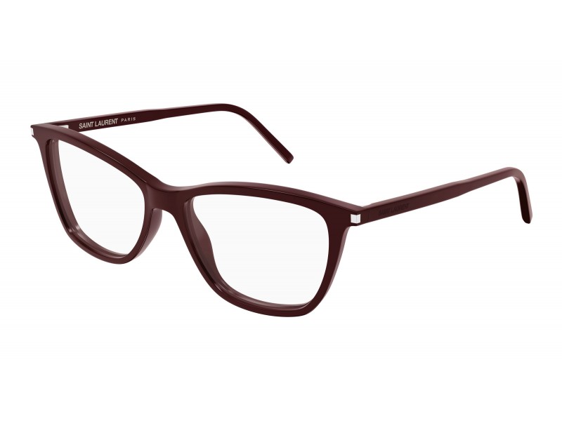Saint Laurent SL 259 018 bordó szemüveg