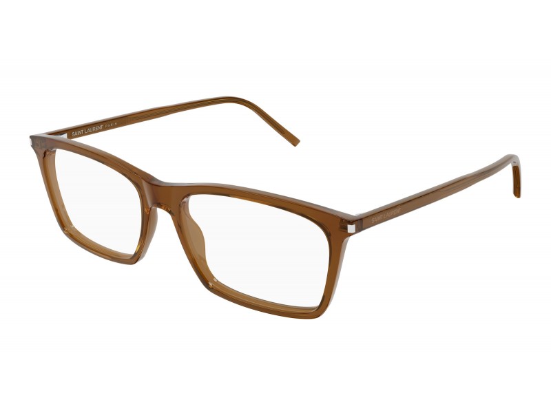 Saint Laurent SL 296 012 barna demo lencsés szemüveg
