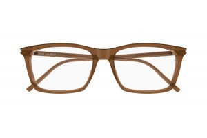 Saint Laurent SL 296 012 barna demo lencsés szemüveg