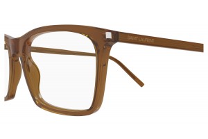 Saint Laurent SL 296 012 barna demo lencsés szemüveg
