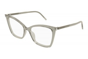 Saint Laurent SL 386 021 barna szemüveg (demo lencse)