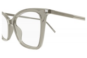 Saint Laurent SL 386 021 barna szemüveg (demo lencse)