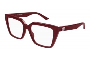 Balenciaga BB0130O 013 - piros demo lencse