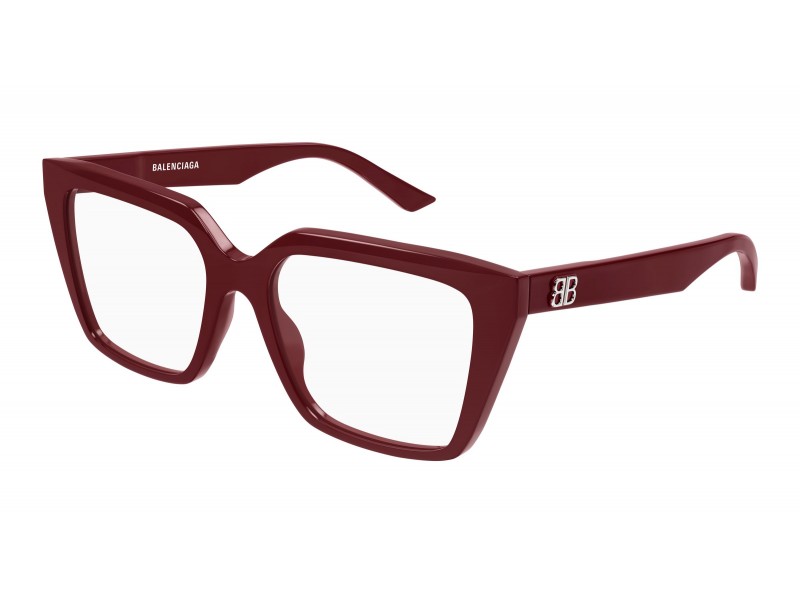 Balenciaga BB0130O 013 - piros demo lencse