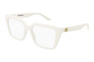 Balenciaga BB0130O 014 fehér demo lencse