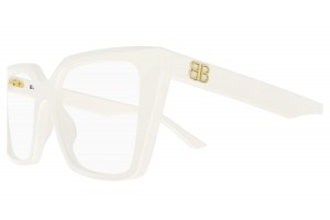 Balenciaga BB0130O 014 fehér demo lencse