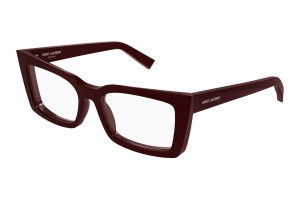 Saint Laurent SL 554 005 bordó szemüveg - demo lencse