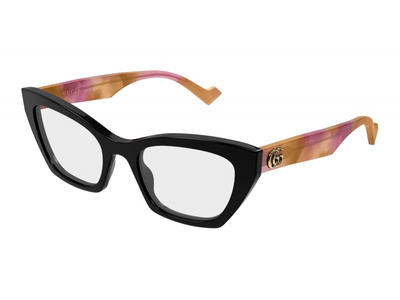 Gucci GG1334O 007 fekete szemüveg - demó lencse
