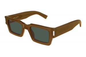 Saint Laurent SL 572 011 barna-zöld napszemüveg