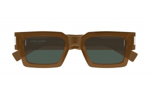 Saint Laurent SL 572 011 barna-zöld napszemüveg