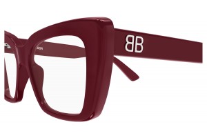 Balenciaga BB0297O 007 piros szemüveg (DEMO lencse)