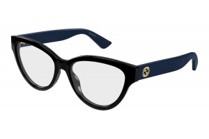 Gucci GG1581O 006 fekete szemüveg, demo lencse