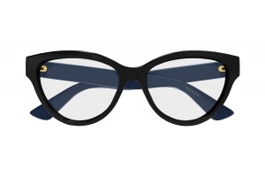 Gucci GG1581O 006 fekete szemüveg, demo lencse