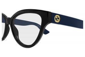 Gucci GG1581O 006 fekete szemüveg, demo lencse