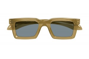 Alexander McQueen AM0506S barna-szürke napszemüveg