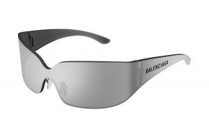 Balenciaga BB0421S 005 ezüst tükrös napszemüveg