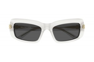 Balenciaga BB0432S 003 fehér-szürke napszemüveg