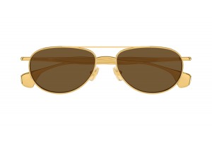 Bottega Veneta BV1419S 001 aranybarna napszemüveg