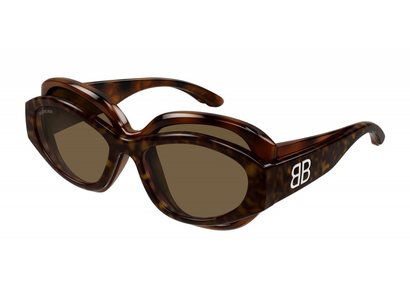 Balenciaga BB0456S 003 Havana Brown napszemüveg