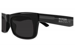 Balenciaga BB0422S 001 fekete-szürke napszemüveg