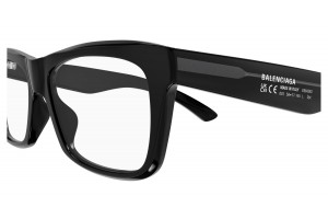 Balenciaga BB0426O 001 fekete szemüveg (demo lencse)