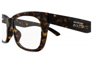 Balenciaga BB0429O 002 HAVANA demo lencsés szemüveg