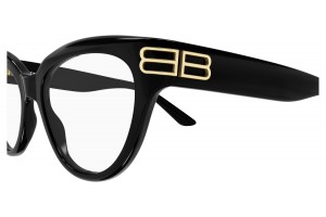 Balenciaga BB0436O 001 fekete szemüveg (demo lencse)