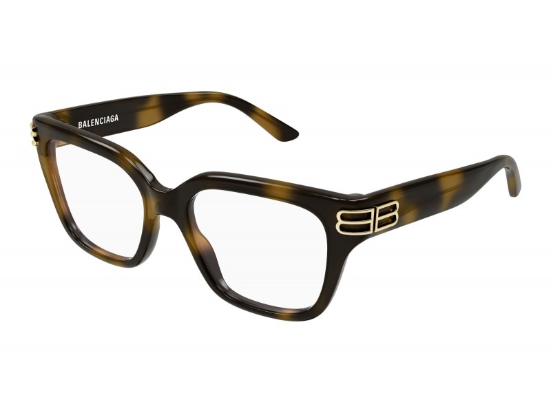 Balenciaga BB0437O 008 Havana szemüveg - demo lencse