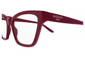 Balenciaga BB0440O 005 burgundi szemüveg - elölnézet
