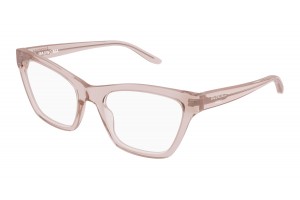 Balenciaga BB0440O 007 rózsaszín demo lencsés szemüveg