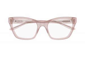 Balenciaga BB0440O 007 rózsaszín demo lencsés szemüveg