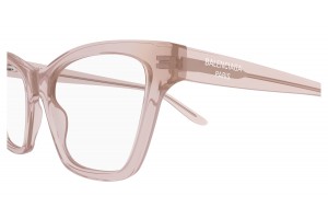 Balenciaga BB0440O 007 rózsaszín demo lencsés szemüveg
