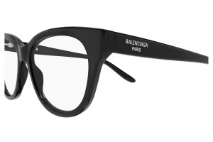 Balenciaga BB0441O 008 – fekete demo lencsés szemüveg