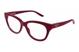 Balenciaga BB0441O 012 burgundi szemüveg (demo lencse)