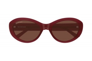 Balenciaga BB0446S 005 Burgundy Red napszemüveg