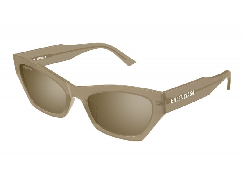 Balenciaga BB0447S 004 bézs-barna flash napszemüveg