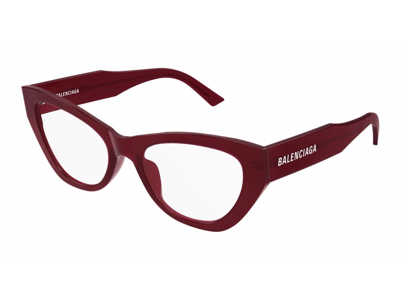 Balenciaga BB0449O 005 bordó szemüveg - demo lencse