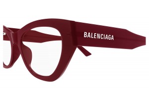Balenciaga BB0449O 005 bordó szemüveg - demo lencse