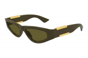 Bottega Veneta BV1407S 003 – Szürke-zöld napszemüveg
