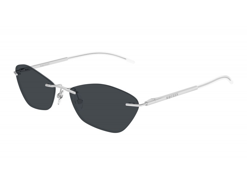 Alexander McQueen AM0525S 001 SILVER GREY napszemüveg
