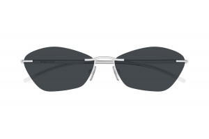 Alexander McQueen AM0525S 001 SILVER GREY napszemüveg