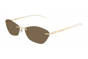 Alexander McQueen AM0525S 002 - arany barna napszemüveg