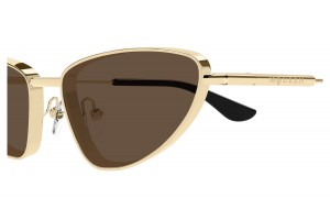 Alexander McQueen AM0522S 002 Gold Brown napszemüveg