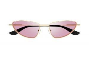 Alexander McQueen AM0522S 004 arany-pink napszemüveg