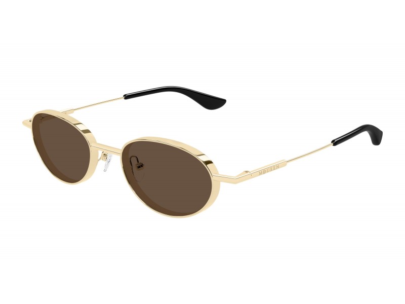 Alexander McQueen AM0523S 002 aranybarna napszemüveg
