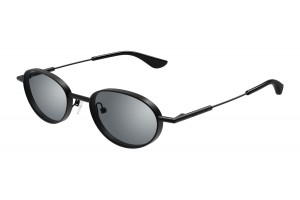 Alexander McQueen AM0523S 004 fekete ezüst tükrös