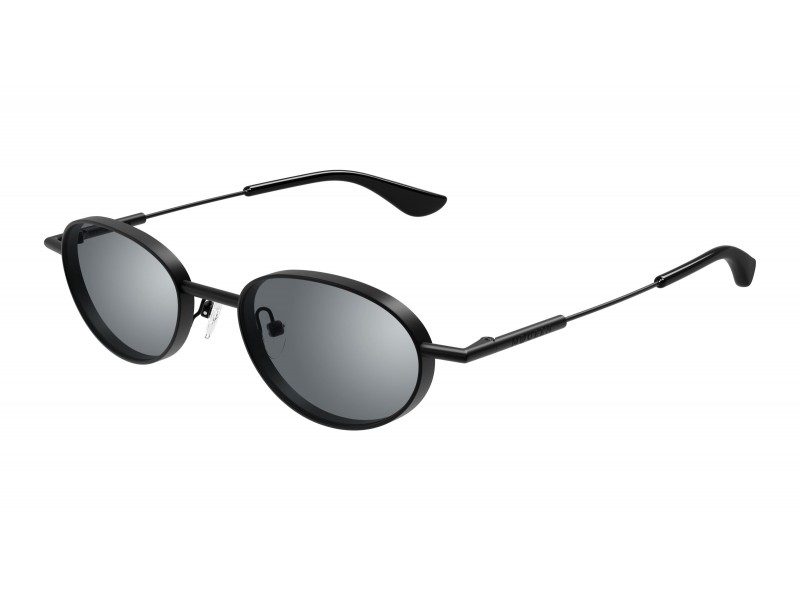 Alexander McQueen AM0523S 004 fekete ezüst tükrös