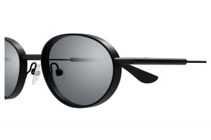Alexander McQueen AM0523S 004 fekete ezüst tükrös