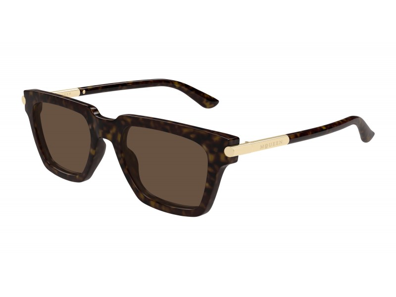 Alexander McQueen AM0519S 002 Havana barna napszemüveg
