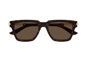 Alexander McQueen AM0519S 002 Havana barna napszemüveg